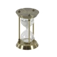 thumbnail image 6 of DecMode 4" x 7" Brass Metal Hourglass Sand Timer, 1-Piece, 6 of 13