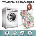 thumbnail image 6 of Wearable Oversized Blanket,Pioneer Flower Floral Print Pattern Wearable Blanket Hoodie for Adults,Cozy Hooded Blankets with Super Pockets,Super Warm Fuzzy Pullover for Women & Men, 6 of 6