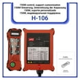 thumbnail image 2 of Industrial Radio Remote Control 6 Button Single Hydraulic Controller, Waterproof Crane Electric Hoist Remote Control ,Stability, 2 of 7