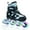 Gray, variant on JZY Youth Inline Skates with 8 Glowing Light-Up Wheels,Durable Aluminum Frame for Beginners,For Boys & Girls Ages 5-12,For Indoor and Outdoor Skating