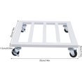 thumbnail image 6 of Rolling Stand, 14×14inch Heavy Duty Rolling  Stand with Lockable Wheels Iron Rolling  Dolly Flowerpot Tray Rack for Home, Florists, Stores, Gardens (14×14inch), 6 of 9