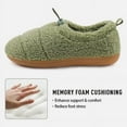 thumbnail image 3 of ULTRAIDEAS Women’s Cozy Faux Sherpa Fleece Slippers with Drawstring Memory Foam House Shoes, 3 of 7