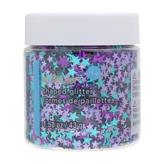 12 Pack: Star Shaped Glitter by Creatology