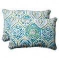thumbnail image 1 of Pillow Perfect 507279 Summer Breeze Blue Oversized Rectangle Throw Pillow (Set of 2), 1 of 1
