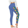 thumbnail image 4 of Pantalones de Yoga de Cintura Alta Día de San Patricio Impreso Corriendo Suelto Pantalones de Yoga Largos Traje de Pantalones de Mujer, 4 of 7