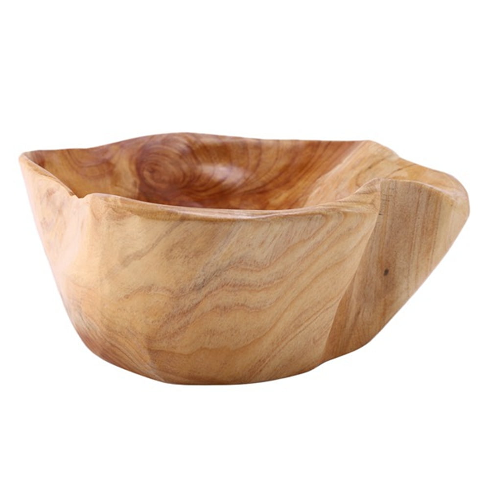 Household Fruit Bowl Wooden Candy Dish Fruit Plate Wood Carving Root