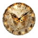 thumbnail image 4 of Reloj de pared grande, moderno y creativo en 2D, elegante, de madera, con mecanismo silencioso para el hogar. 20 centímetros, 4 of 9