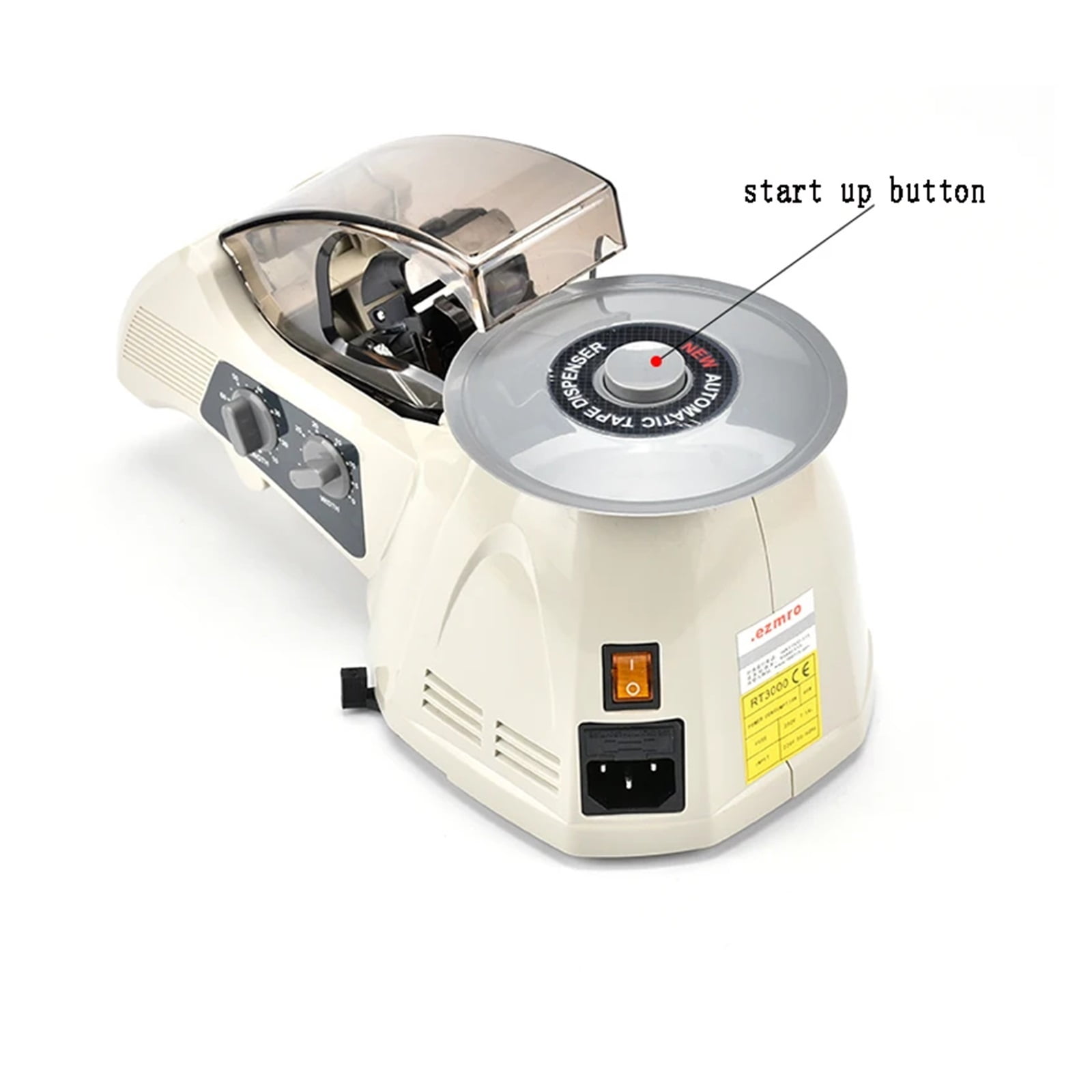 RT-3000 Automatic Tape Cutting Machine, Disc Tape Cutting Machine Width 5-25MM Length 10-60MM Self-adhesive Paper Dispenser ,High Efficiency