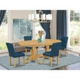 thumbnail image 4 of East West Furniture Dining Room Set Oak, VAAB5-OAK-55, 4 of 4