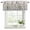 DarkOliveGreen, variant on Spring Floral Curtain Valances for Windows, Kitchen Valance Window Treatments Panel 2 Pack, Country Botanical Watercolor Botanical Rod Pocket Short Curtains for Bathroom Bedroom 42 x 12 Inch