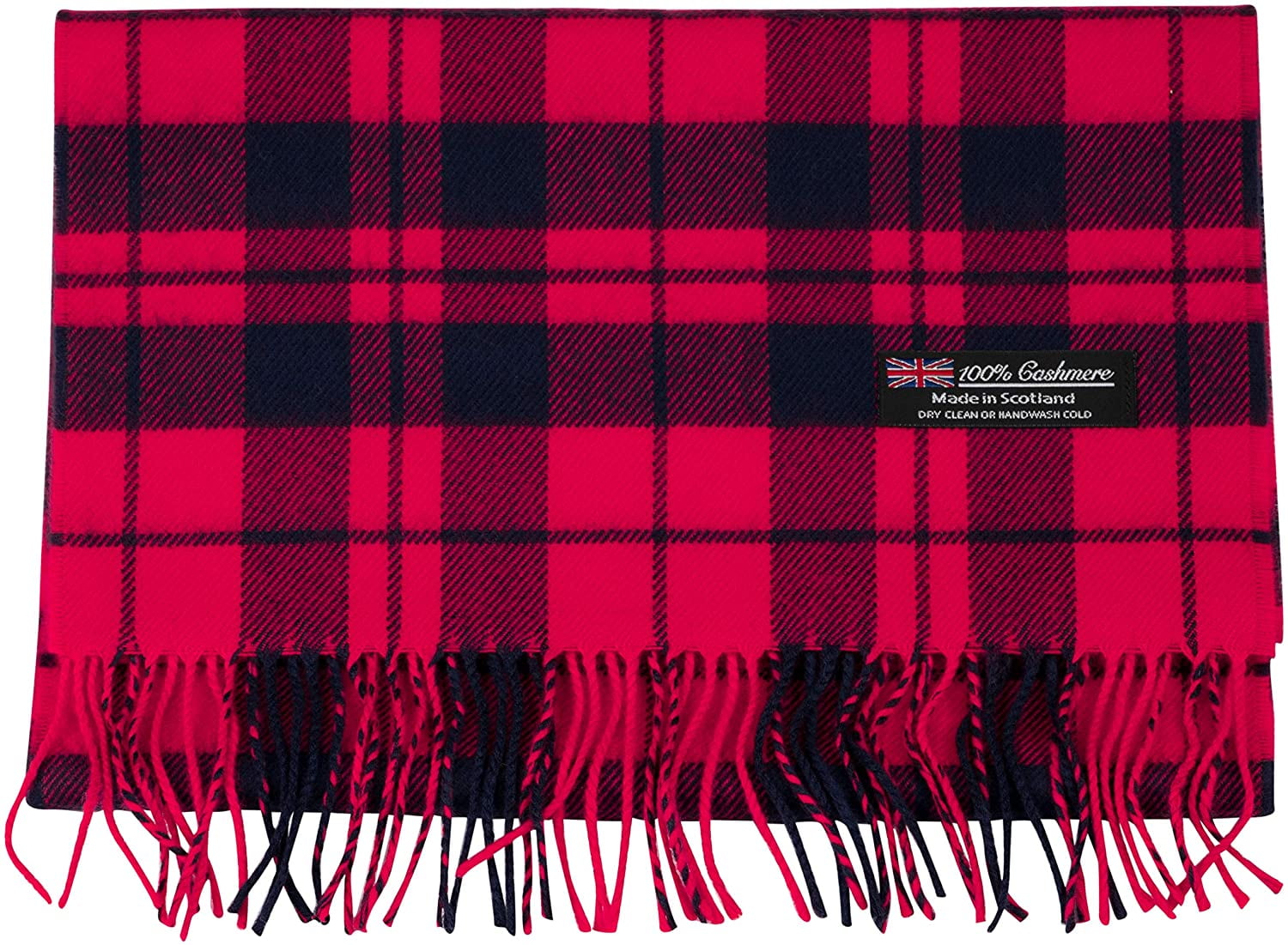 2 PLY 100% Cashmere Scarf Winter City Fashion Collection Made in Scotland Warm Soft Wool Solid Tartan Check Plaid Men Women 