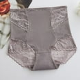 thumbnail image 4 of adviicd Women's High Waisted Tummy Panties Postpartum Waist Lift Shaping Sports Underwear Grey, M, 4 of 4