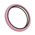 thumbnail image 2 of Haiem Haear Strawberry Print Steering Wheel Cover 15 Inches for Women Men, Neoprene Anti-Slip Cute Car Steering Wheel Grip Wrap Car Accessories Protective Case Cover for Vehicle Truck SUV, 2 of 8