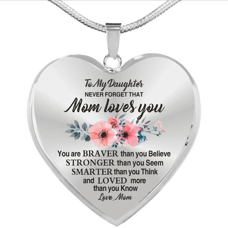 3pcs/set Love Necklace Mother Daughters Children Birthday Family Special Gifts 