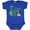 Royal Blue, variant on Inktastic Grandma Loves Me Grandchild Dinosaur Boys Baby Bodysuit