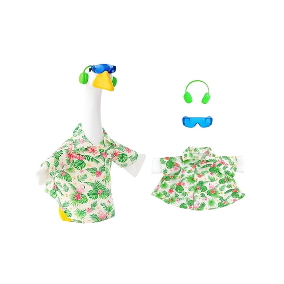 Porch Goose Outfits For 23" High Cement Porch Goose For Yard Outdoor Garden Patio Statue Holiday