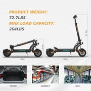 KUKIRIN G2Master Electric Scooter, 1081WH Power Dual 1000W Powerful Motor, 37 MPH Max Speed, 43 Miles Range, 52V/20Ah Large Capacity Battery, 10 Tires, Dual Brake Folding E-Scooter for Adults