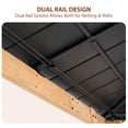 thumbnail image 3 of INTER HUT 13x11 ft Outdoor Double Roof Cedar Framed Wood Gazebo Pavilion, 3 of 7