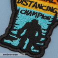 thumbnail image 4 of Yeti Social Distancing Champion Patch – Embroidered Iron On Patches – 4.3 x 3 inches (10.9 x 7.6 cm) – Embroverse, 4 of 5