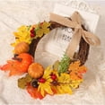 thumbnail image 4 of de con campana, de calabaza, artificial, hoja de arce, calabaza, granja, hogar, Halloween, acción de gracias, decor 30 centimetros BLESIY guirnaldas de otoño, 4 of 8