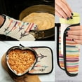 thumbnail image 5 of Yayeee Oven Mitts and Pot Holder Set of 2 Heat Resistant Kitchen Gloves Baking Hot Pad, Flying Planes, 5 of 5