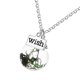 thumbnail image 5 of Collar de Flores Secas Sunnimix con colgante de bola Secas naturales, 5 of 5