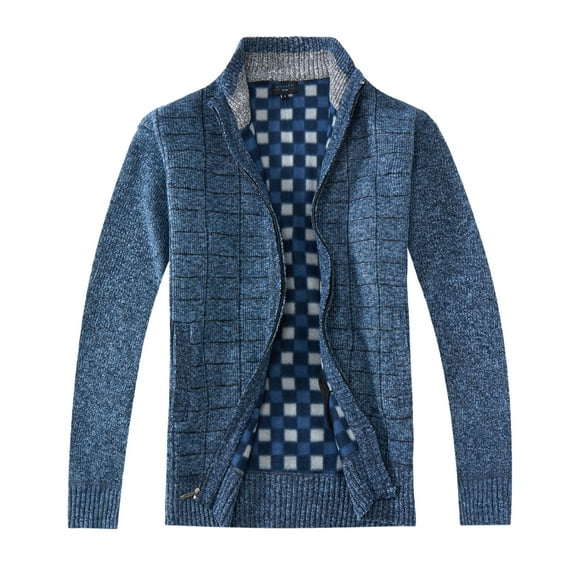 Mens Cardigans & Zipup Sweaters Blue