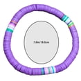 thumbnail image 2 of CTIRCHIU Bracelet Filaire en Argile Polymère Non Décolorant Rond pour Adolescentes Violet, 2 of 8