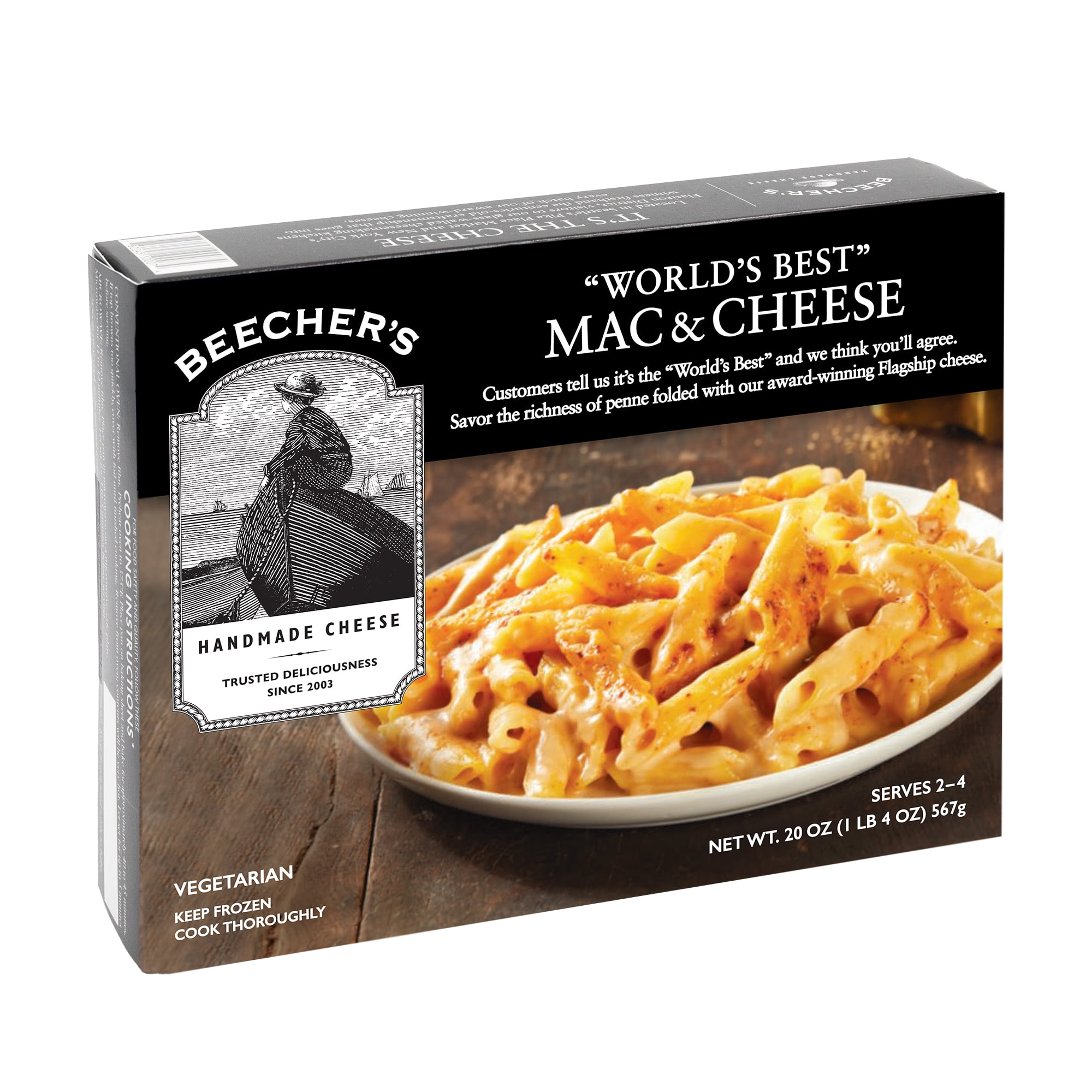Beecher's "World's Best" Mac & Cheese, 20 oz (Frozen)