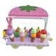 thumbnail image 4 of Carrito de helado de madera, juguete de simulación de helado Montessori, juego de mostrador de helado, comida de imitación, juguetes para niños,, 4 of 9