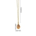 thumbnail image 3 of YOHAVEN Refined Enamel Zircon Easter Egg Pendant Necklace, Gold Tone Chain 19.7 In, Colorful Floral Jewelry Gift For Women, Spring Holiday Accessory, Sparkling Stones, Daily Or Festive Wear, 3 of 6