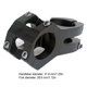 thumbnail image 4 of Wosthever ZTTO, 31,8 MM, aleación de aluminio, vástago de bicicleta MTB, manillar de bicicleta de carretera, piezas elevadoras, accesorio de Ciclismo Negro, 4 of 6