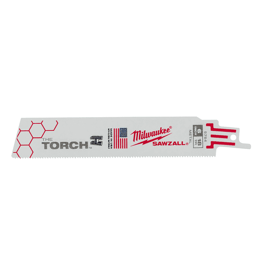 Milwaukee Tool 6" 18 TPI The Torch SAWZALL Blades (10 Pk Bulk)