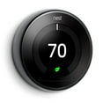 thumbnail image 4 of Google Nest T3018US Nest Learning Thermostat 3rd Gen Smart Thermostat (Mirror Black)) Bundle with Deco Essentials Wall Plate Cover for Google Nest Thermostat 1st, 2nd, 3rd Generation Models, 4 of 7