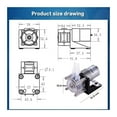thumbnail image 3 of 500mL/min High-Quality Peristaltic Pump - Corrosion Resistant, Transparent PC Head For Aquarium & Lab Use ,Easy to Use, 3 of 4