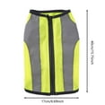 thumbnail image 2 of Pet's Clothes Christmas Dog Reflective Vest High Visibility Reflective High Visibility Luminous Jacket Breathable Training Suit, 2 of 3