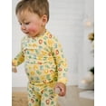 thumbnail image 2 of Pijama moimoln de algodón suave modal para bebés pequeños, amarillo 8, 2 of 5