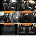 thumbnail image 2 of LAONNVIR Car Seat Covers Fit for Jeep Patriot 2007-2017 Full Set Leather Seat Cushion Waterproof Automotive Seat Protectors Grey,Full Set(5 Seats), 2 of 8