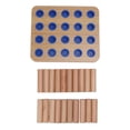 thumbnail image 2 of Wooden Insertion Plate, Training Pinching Medium Wood Peg Board System  for Senior for Stoke, 2 of 7
