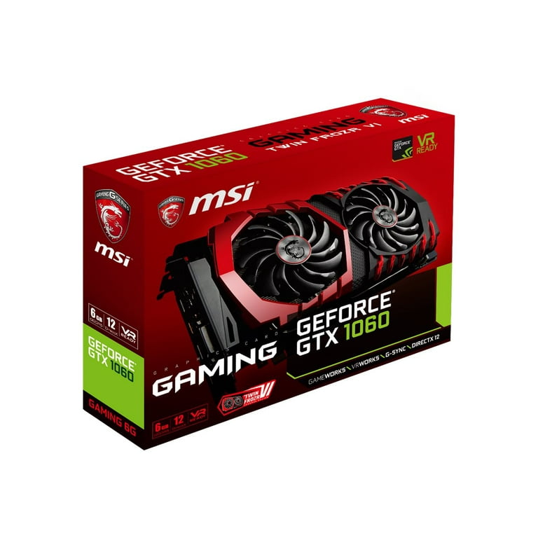 MSI GTX 1060 GAMING X 6G - Graphics card - GF GTX 1060 - 6 GB