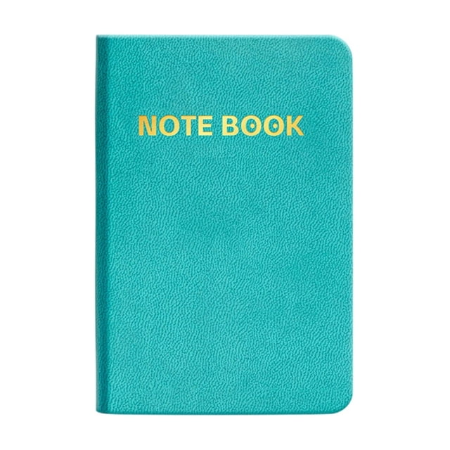 COM1950s A7 Pocket Notebook, Durable Faux Leather Cover with Sewn Binding, Portable Small Journal for Writing, 4.21x2.83 Inches, 5 Colors