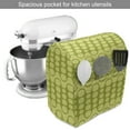 thumbnail image 2 of Vibrant Stand Mixer Cover, Continuous Sketchy Geometric Minimalist Green Tones Print, Kitchen Appliance Organizer Bag Cover with Pockets, 5 Quarts, Avocado Green, by Ambesonne, 2 of 4