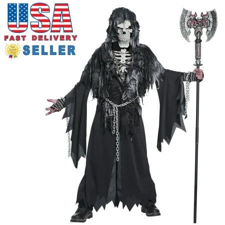 California Costume Evil Unchained Child Halloween Cosplay Party Fun New
