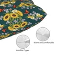 thumbnail image 3 of Kdxio Cotton Pillow Cases 14"x20" Pillowcases,Soft and Breathable Bedroom Pillow Cases-Sunflowers, 3 of 8