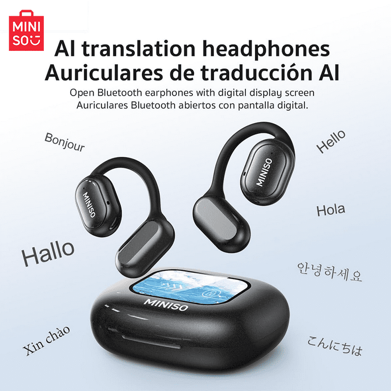Miniso X30 AI Translation Open Headphones Supports 135 Languages