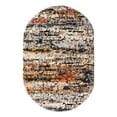 thumbnail image 3 of Unique Loom Tucson Collection Area Rug - Tohono (4' x 6' Oval Multi/Black), 3 of 7
