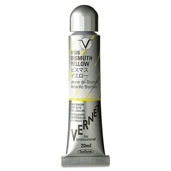Holbein Vernét Superior Artists' Oil Color - Bismuth Yellow, 20 ml tube