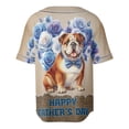 thumbnail image 2 of Bulldog Proud Dad Happy Father's Day All Over Print 3D Baseball Shirt Dog Lover Gifts Idea Softball Sport - 02008, 2 of 6