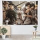 thumbnail image 1 of Tapiz decorativo para colgar en la pared El ataque a los titanes, 130 x 150 cm, 1 of 1