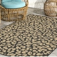 thumbnail image 6 of nuLOOM Terenia Leopard Indoor/Outdoor Area Rug, 6' 7" x 9', Dark Gray, 6 of 9